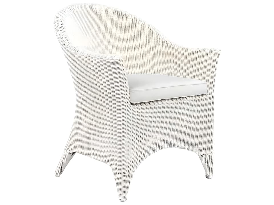 Cape Cod Wicker Cushion Dining Chair
