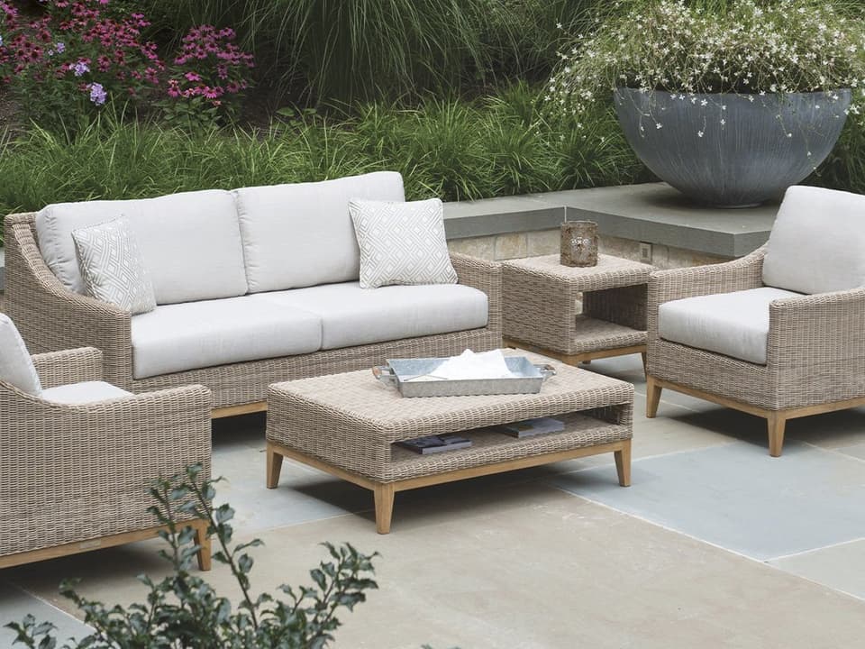 Frances Teak Cushion Lounge Set
