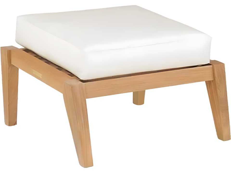 Algarve Teak Cushion Ottoman