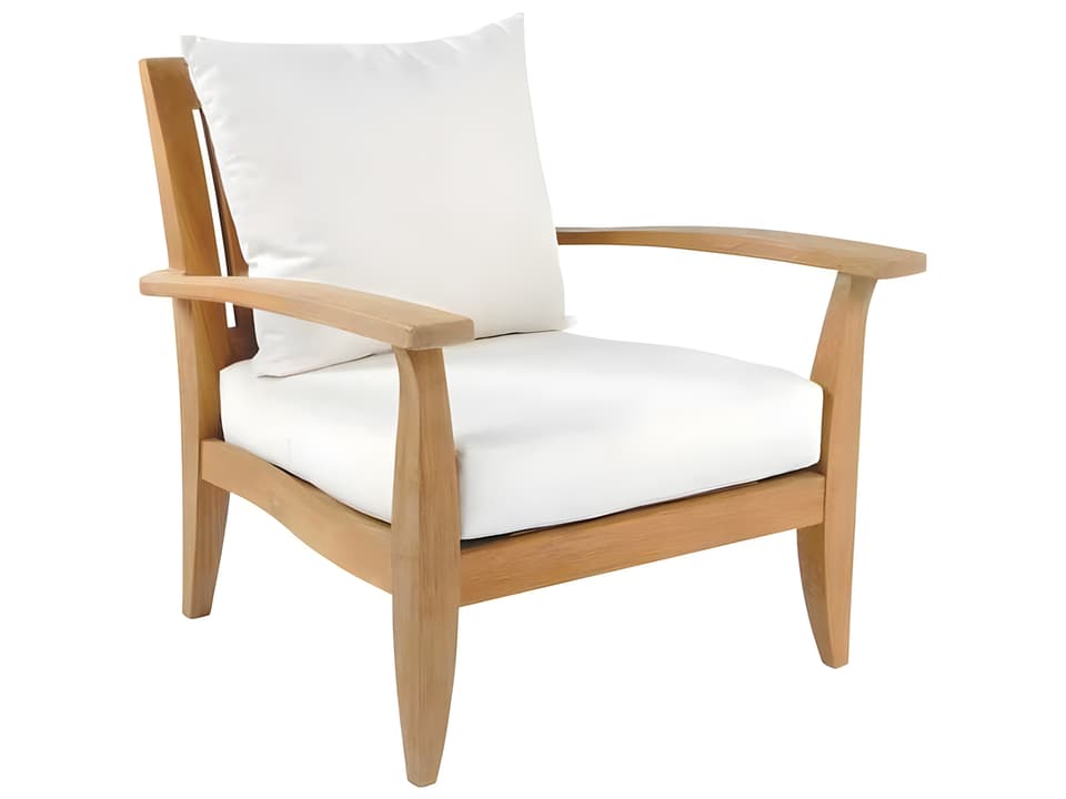 Ipanema Teak Deep Seating Lounge Chair with Cushions