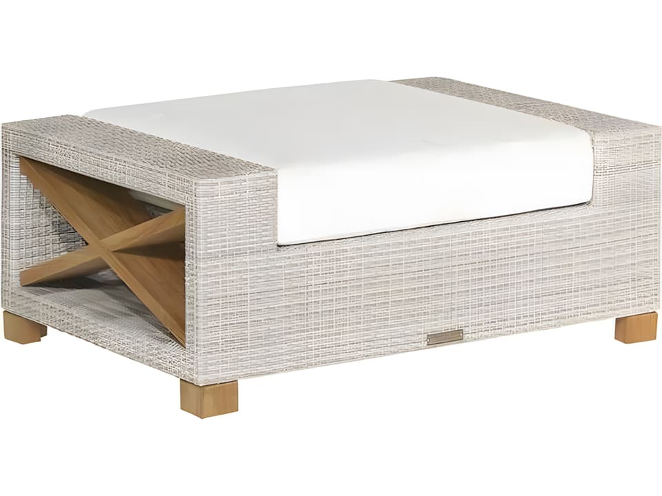 Jupiter Teak Cushion Ottoman