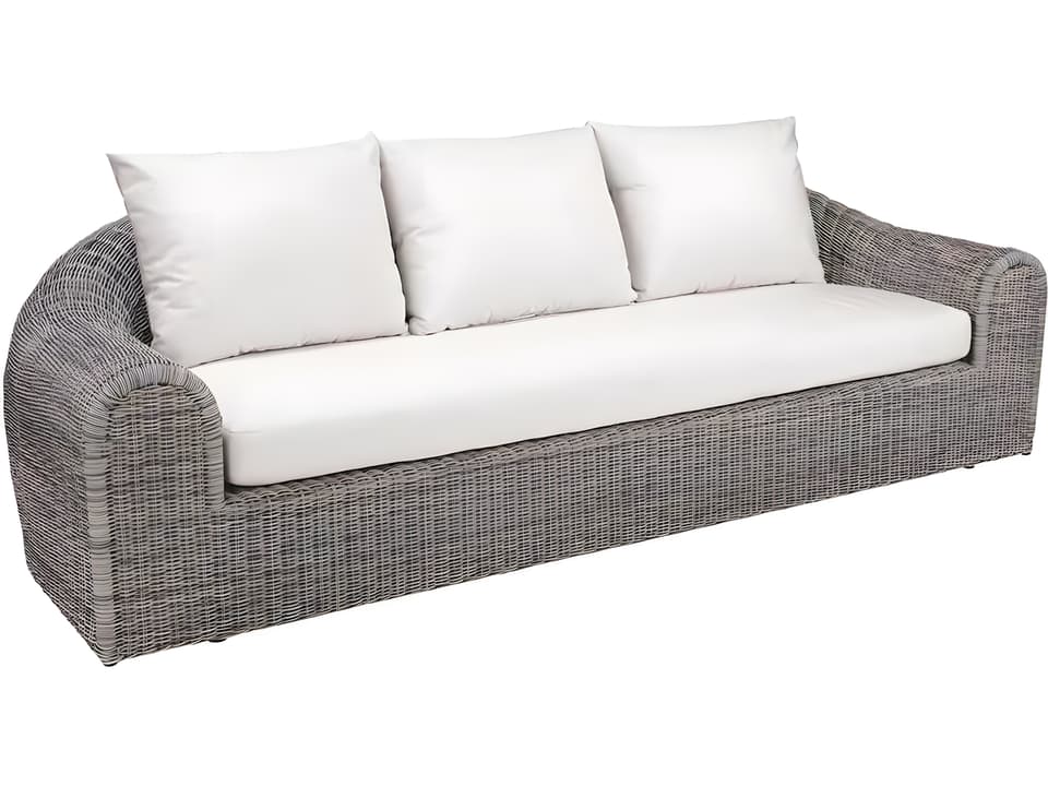 Ojai 95-Inch Wicker Cushion Sofa