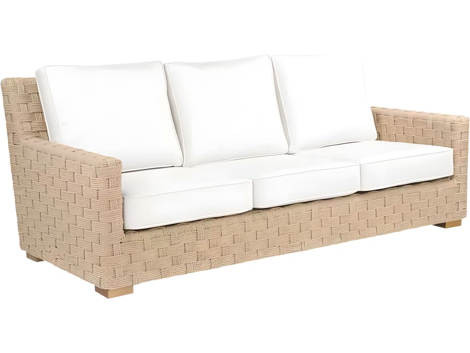 Special Order St. Barts Aluminum Cushion Sofa