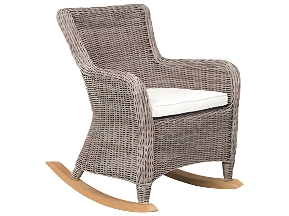 Sag Harbor Wicker Rocker All-Weather
