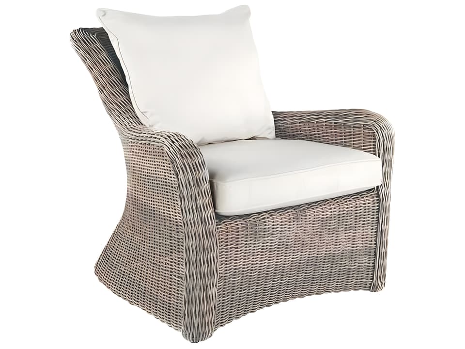 Sag Harbor Wicker Cushion Lounge Chair