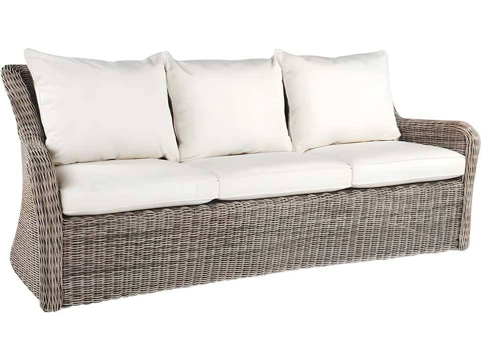 Sag Harbor Wicker Cushion Sofa