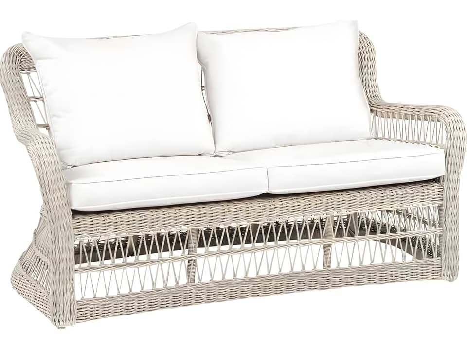 Southampton All-Weather Wicker Loveseat with Deep Seating