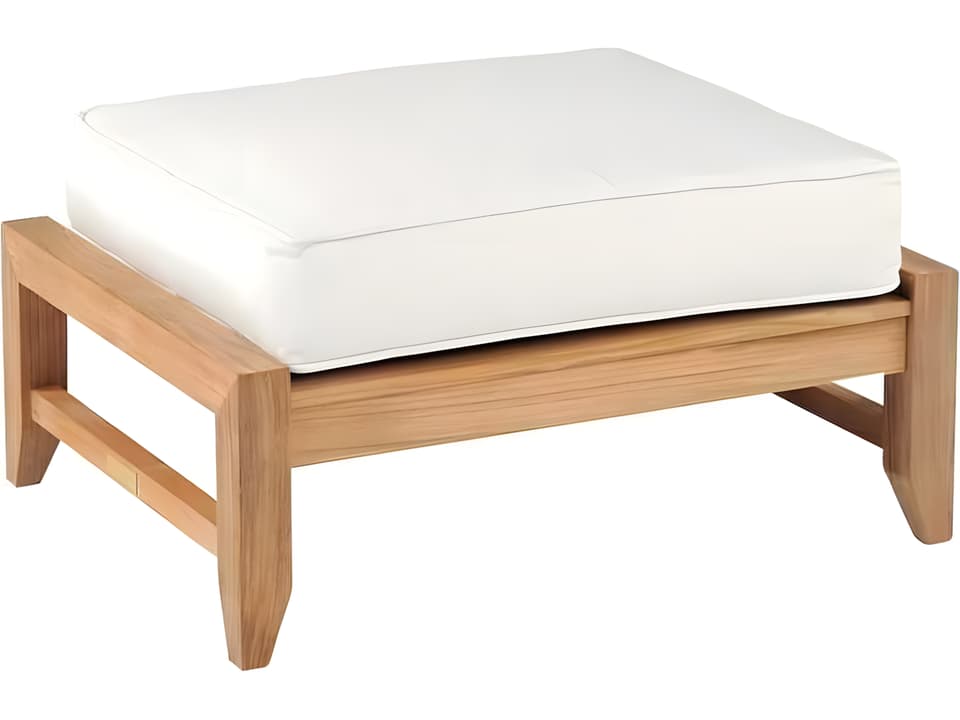 Somerset Grade A Teak Cushion Ottoman by