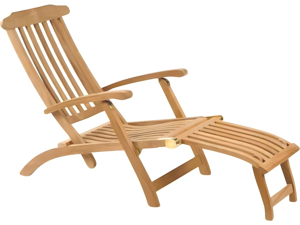 Steamer Chair Outdoor Teak Lounger