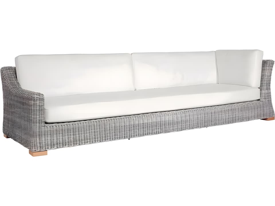 Tortola Left Arm Facing Sofa in Flagstone Wicker