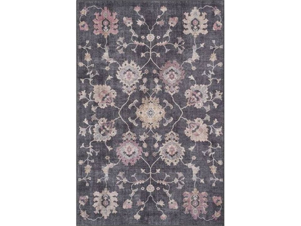 London Floral Washable Area Rug