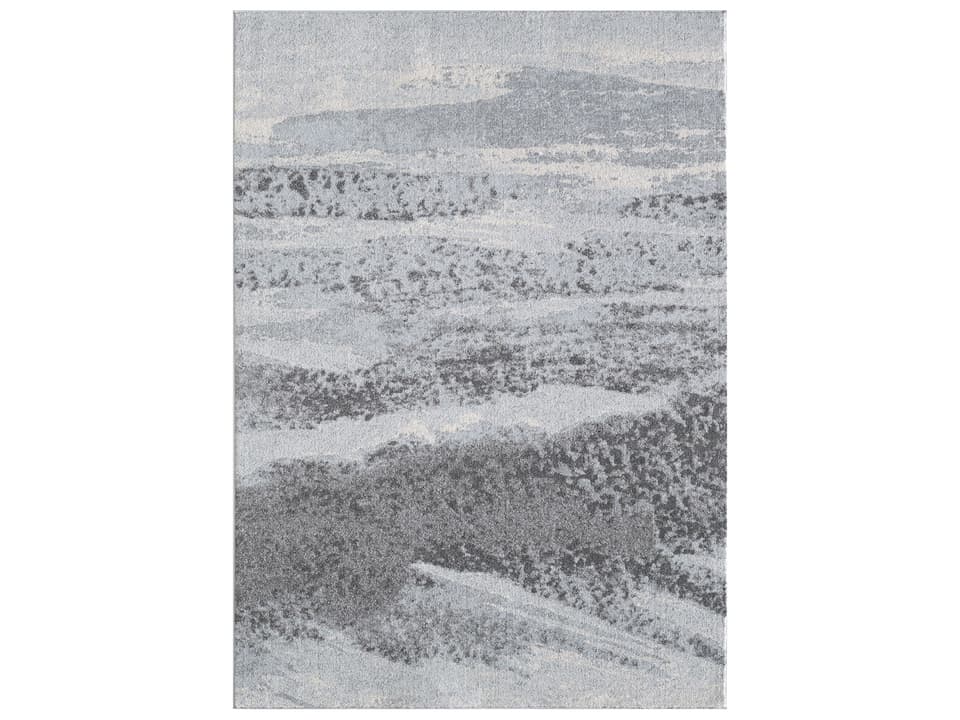 Illusions Abstract Area Rug with Watercolor Design
