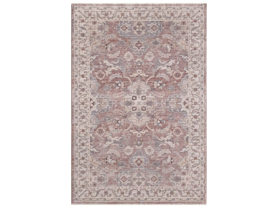 Adele Bordered Area Rug Transitional Soft Tones
