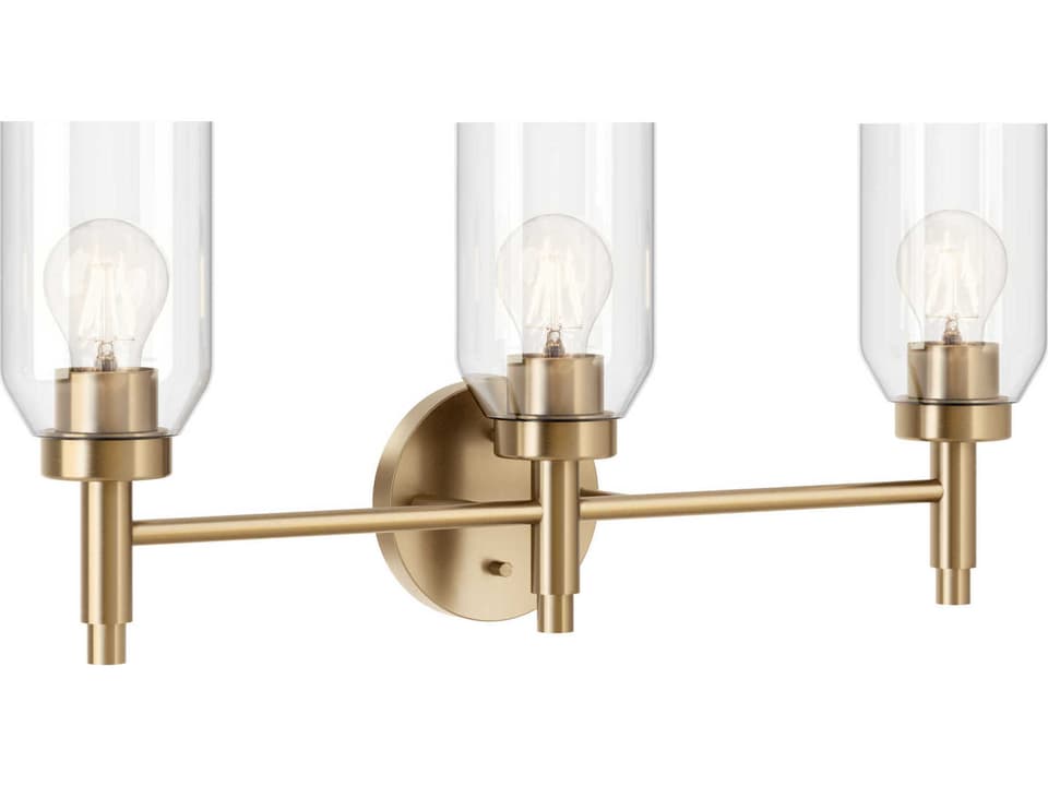 Madden 3-Light Vanity Wall Light in Champagne Bronze