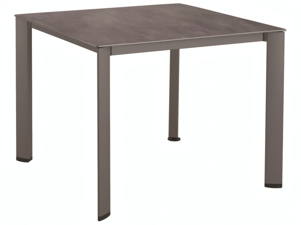 HPL Loft 37-Inch Square Dining Table in Iron Gray Anthracite