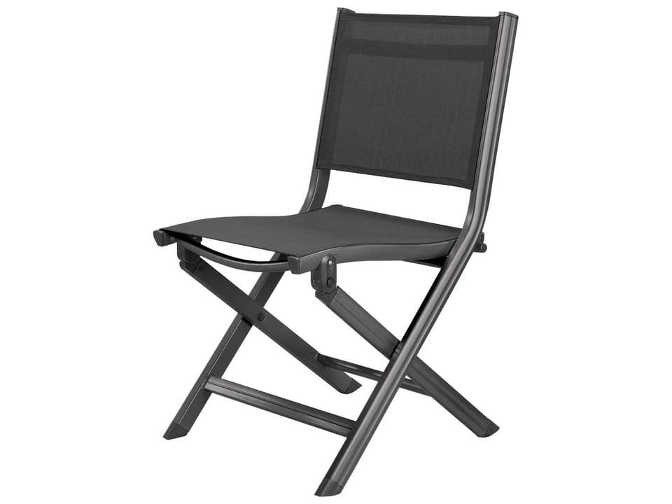 Basic Plus Folding Aluminum GrayFolding Lounge Chair