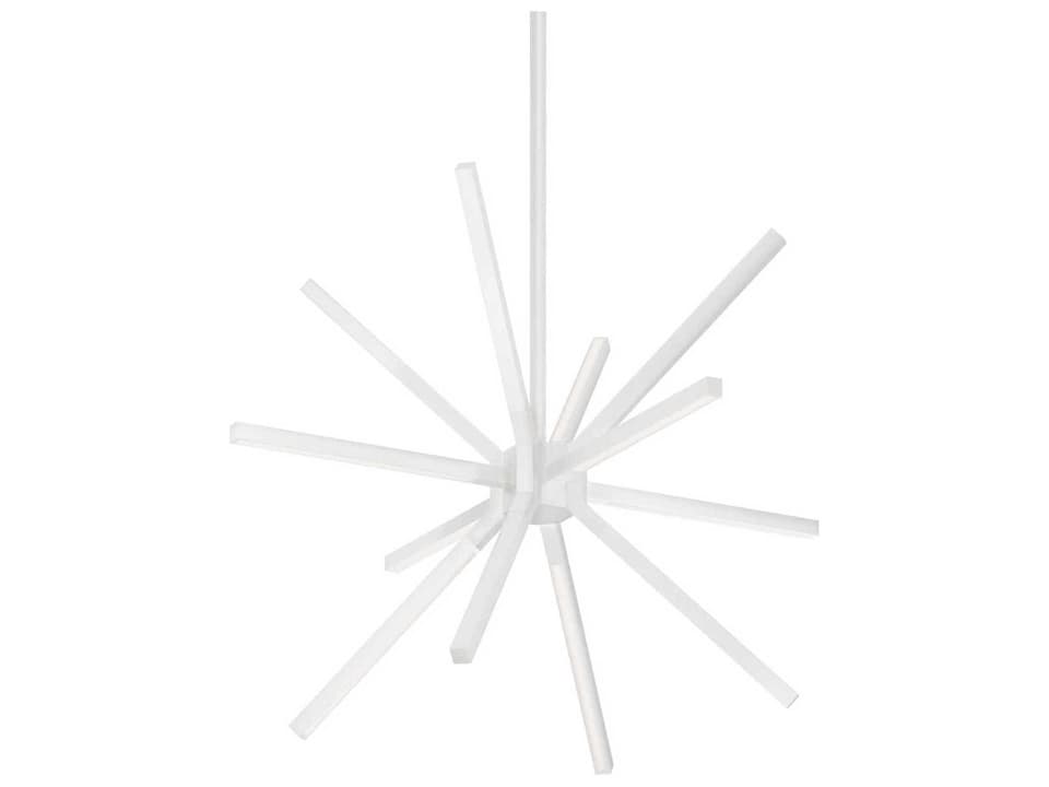 Sirius Minor White LED Chandelier with Sputnik Design