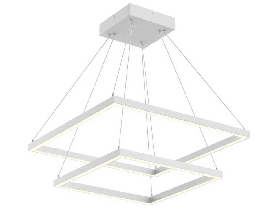 Piazza LED Chandelier in White