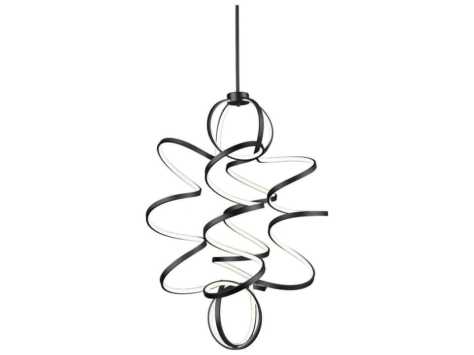 Synergy LED Chandelier in Black