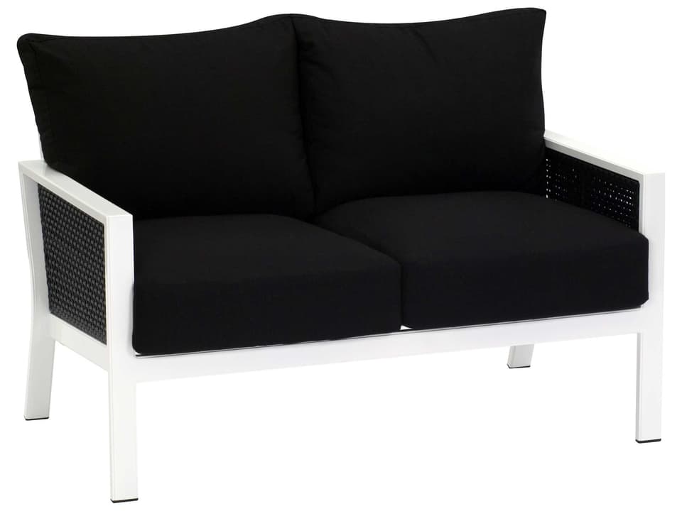 Parkview Woven Wicker Deep Seating Outdoor Patio Loveseat