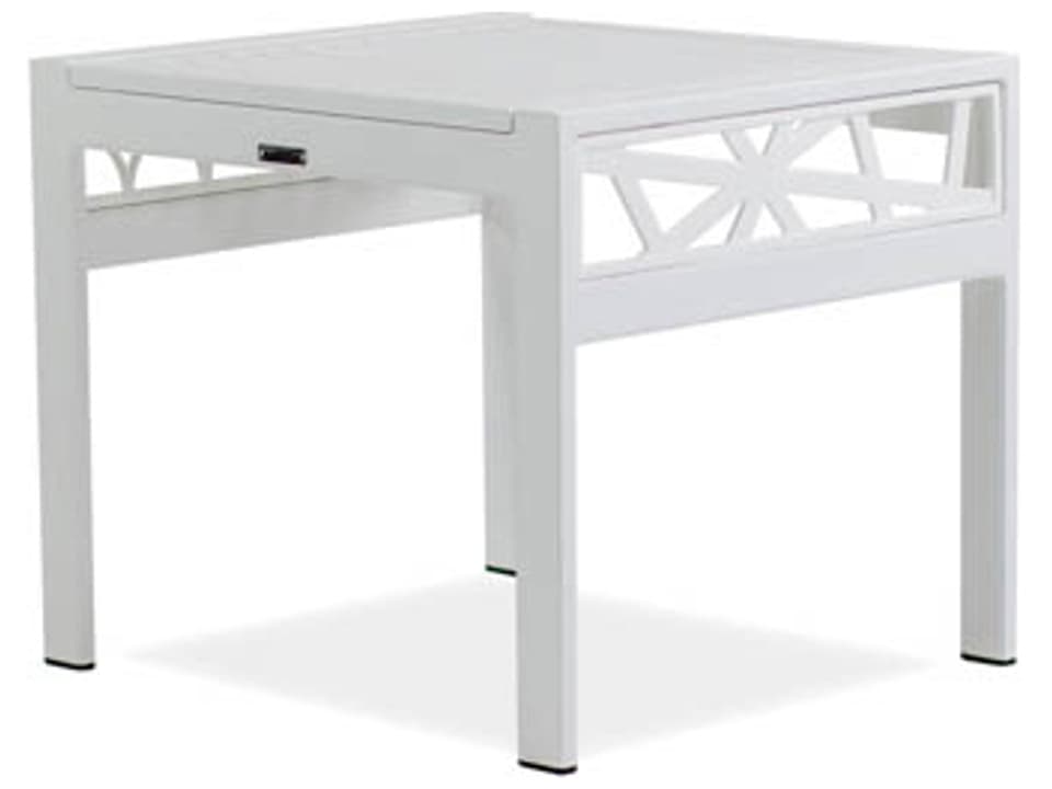 Parkview Knest Cast Aluminum Rectangular Outdoor Side Table
