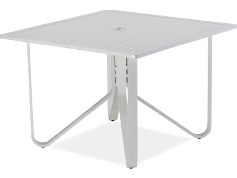 Chapman 42 Inch Square Extruded Aluminum Dining Table