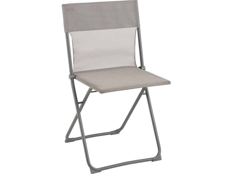Balcony II Folding Dining Chair with Batyline Fabric in Terre