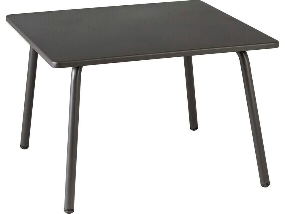 Vence Steel Square Coffee Table in Titane