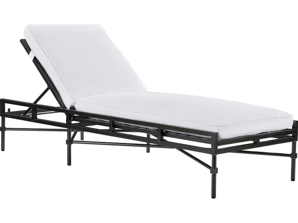 Langham Dark Bronze Aluminum Adjustable Chaise Lounge