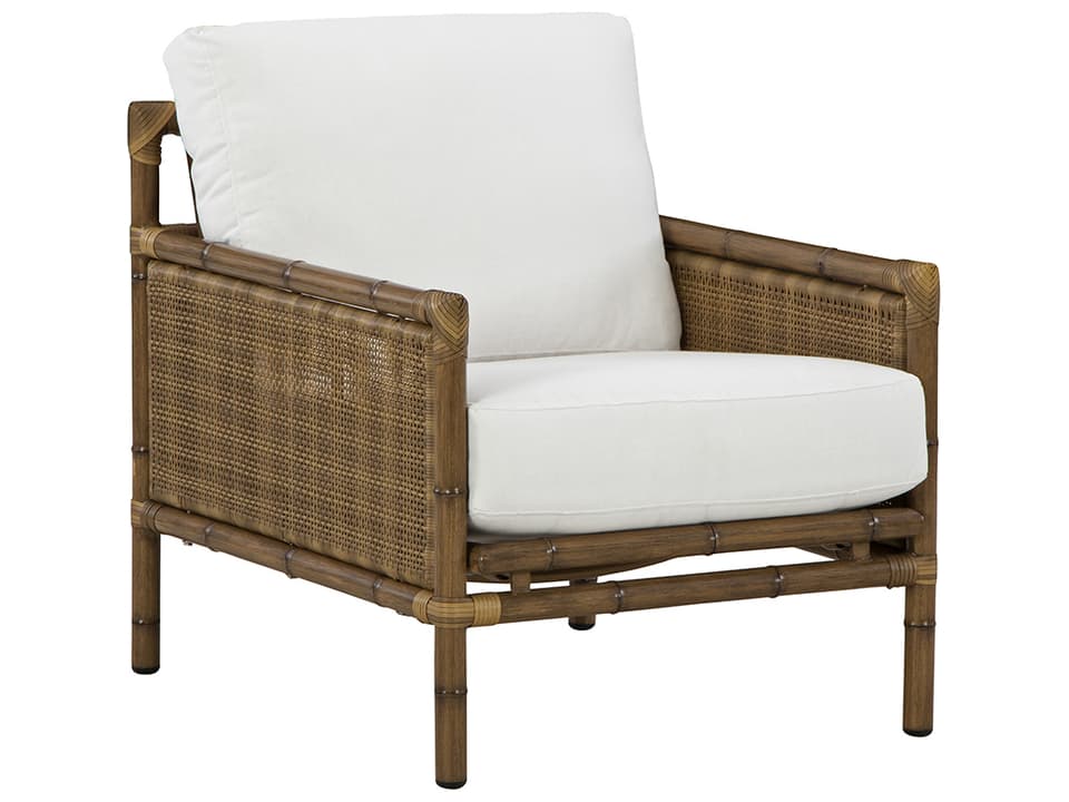 Brooks by Celerie Kemble Aluminum Outdoor Lounge Chair in Barley