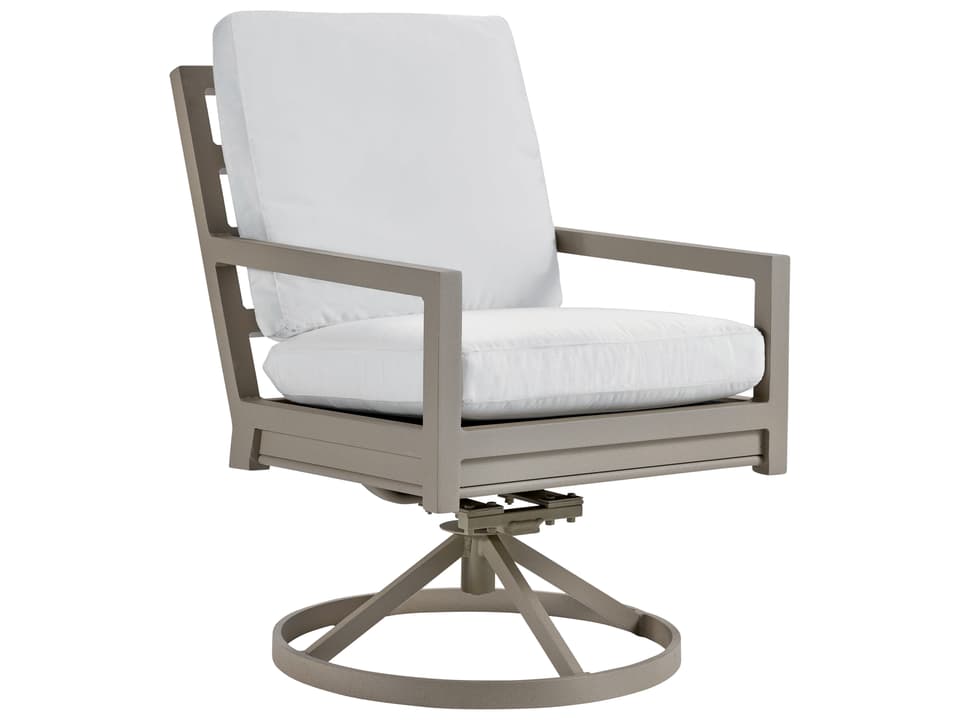 Santa Rosa Cushion Aluminum Swivel Tilt Dining Arm Chair