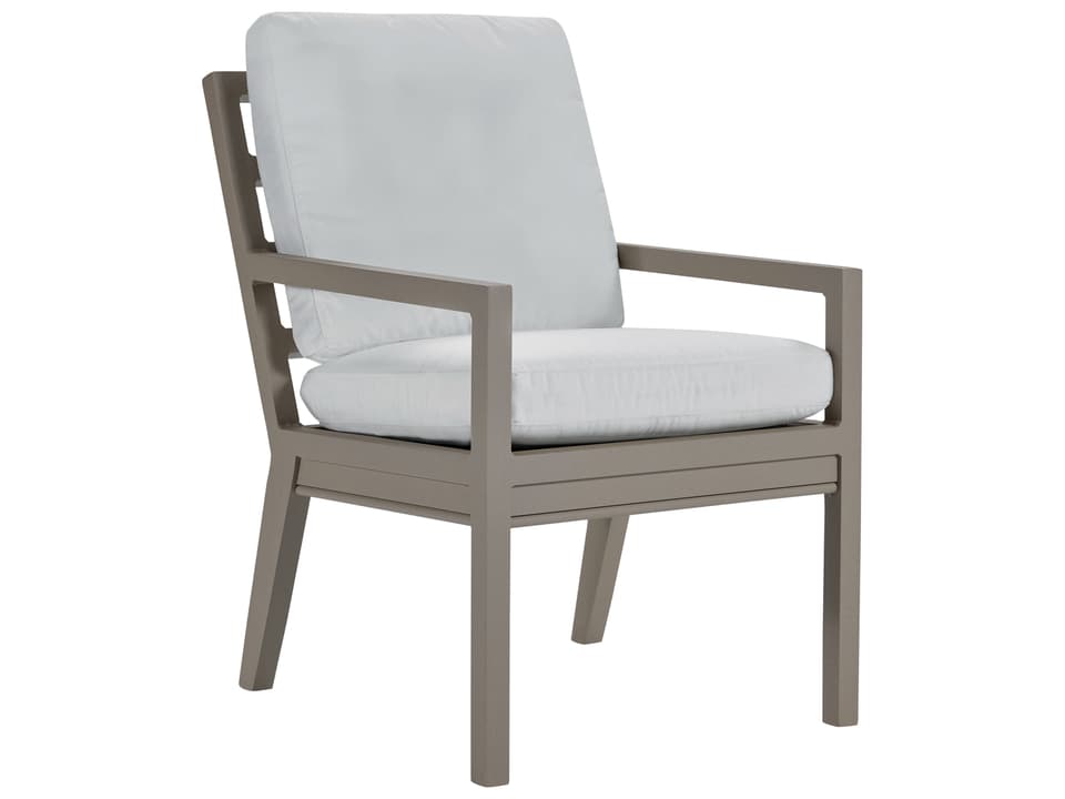 Santa Rosa Cushion Aluminum Dining Arm Chair