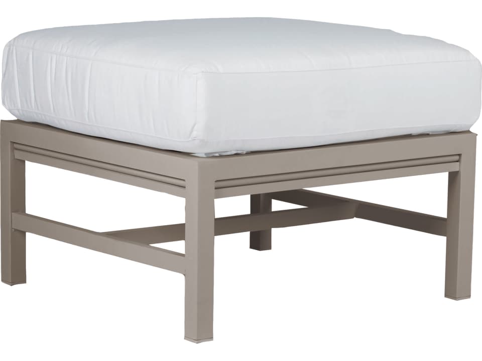 Willow Aluminum Outdoor Ottoman