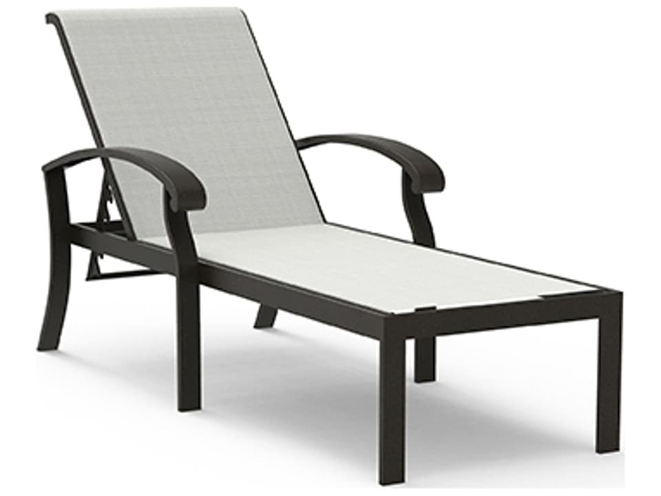 Smith Lake Sling Aluminum Stackable Adjustable Chaise Lounge