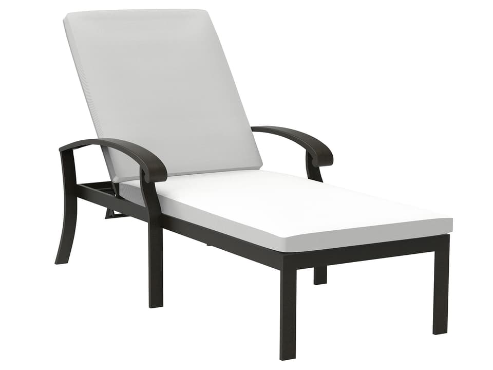 Smith Lake Cushion Adjustable Aluminum Chaise Lounge