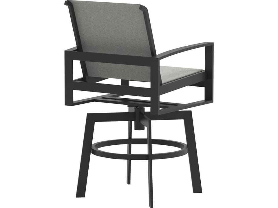 Bonavista Arch Arm Sling Swivel Counter Stool