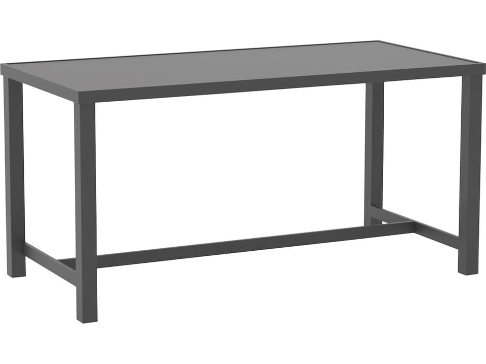 Bonavista Aluminum 72 Inch Slat Top Counter Table