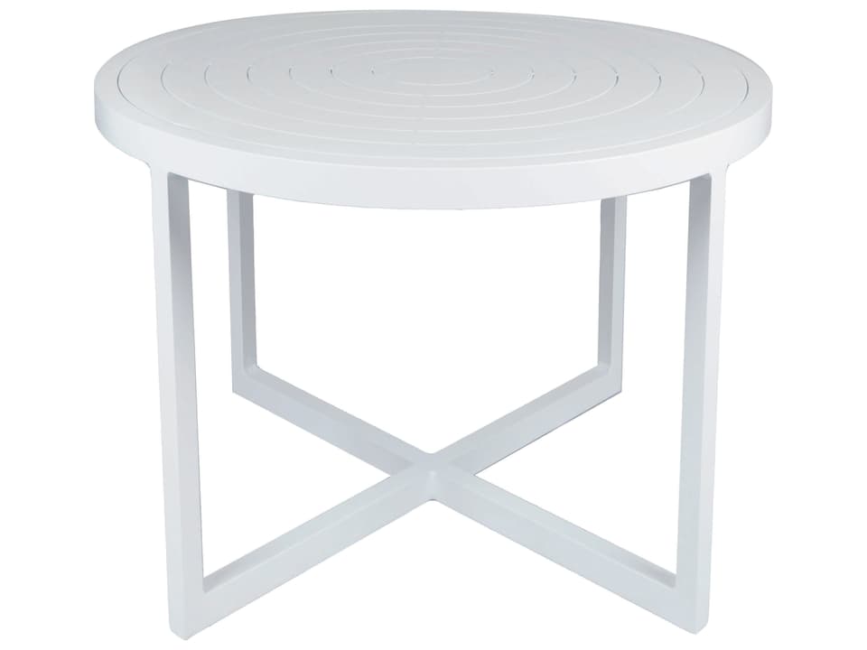 Contempo 42 Inch Round Aluminum Dining Table