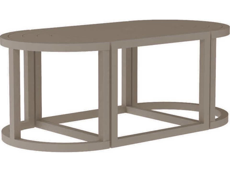 Contempo Oval Aluminum Coffee Table