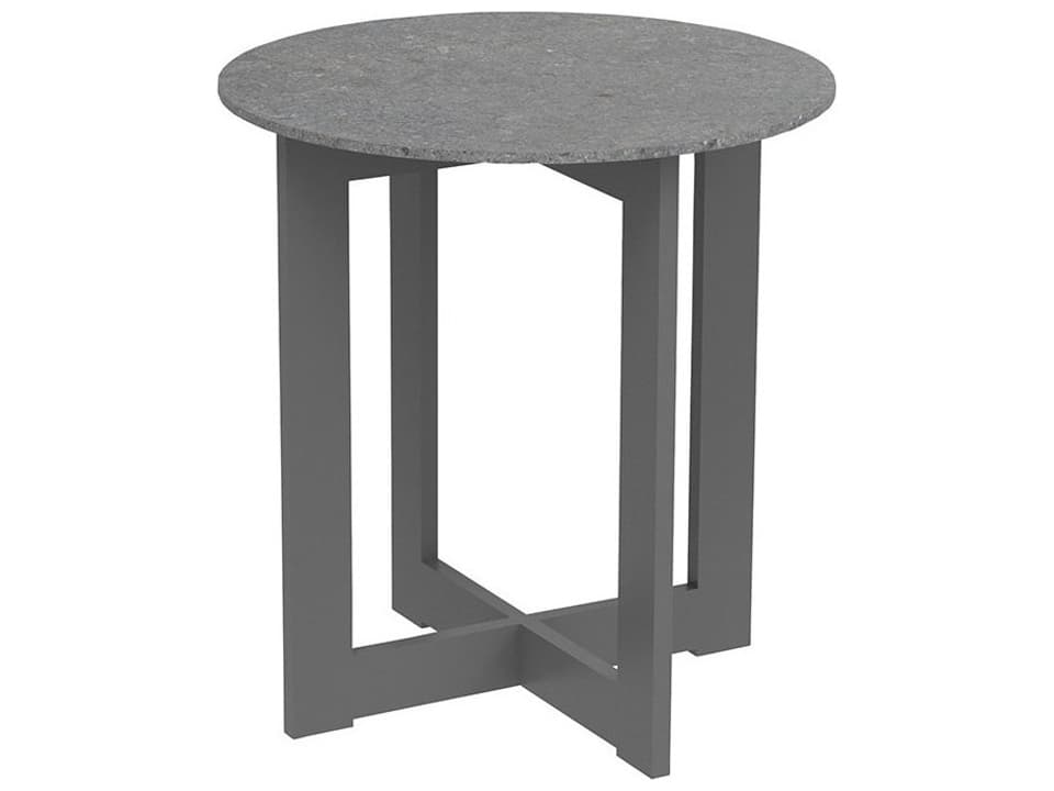 Fulton Round Accent Table with Dekton Top