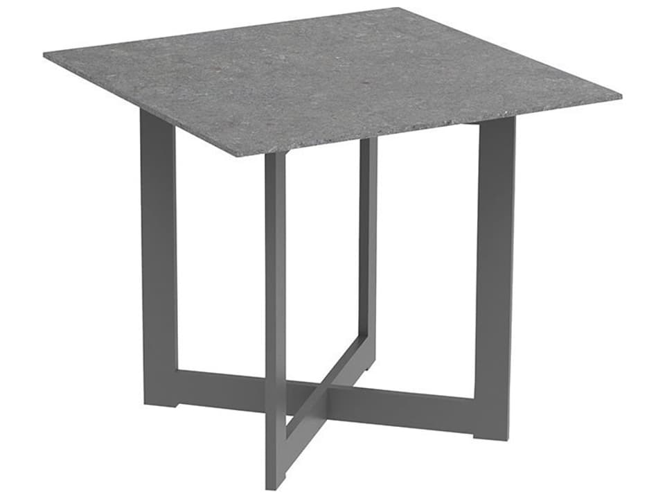 Fulton Aluminum Dekton Square End Table