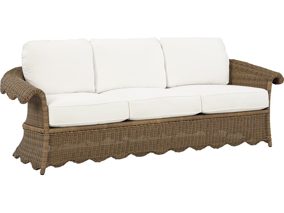 Cleary by Celerie Kemble Wicker Outdoor Sofa