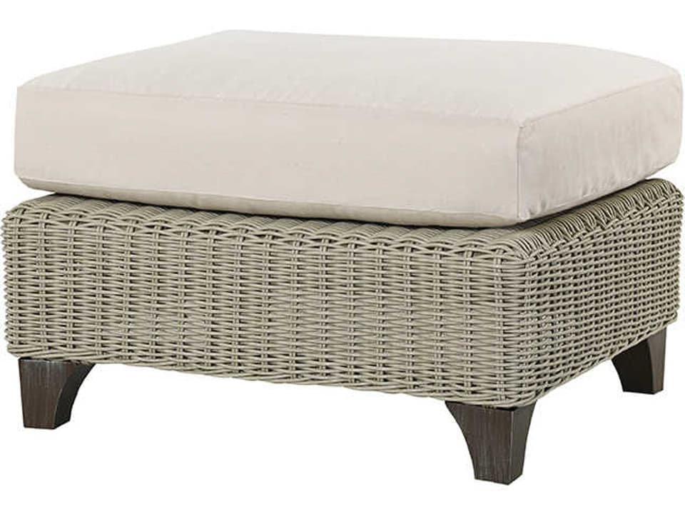 Requisite Wicker Outdoor Ottoman