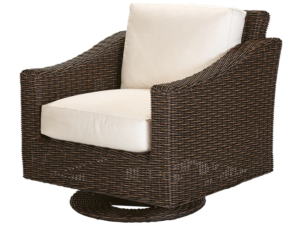 Requisite Wicker Swivel Glider Lounge Chair