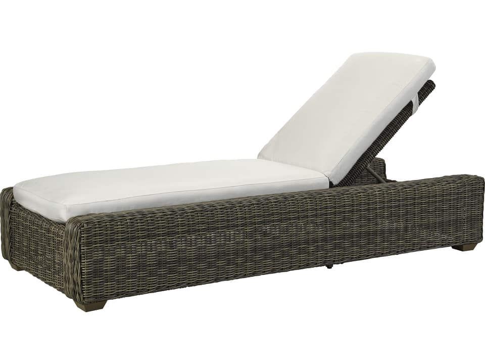 Oasis Ash Wicker 6-Position Reclining Chaise Lounge