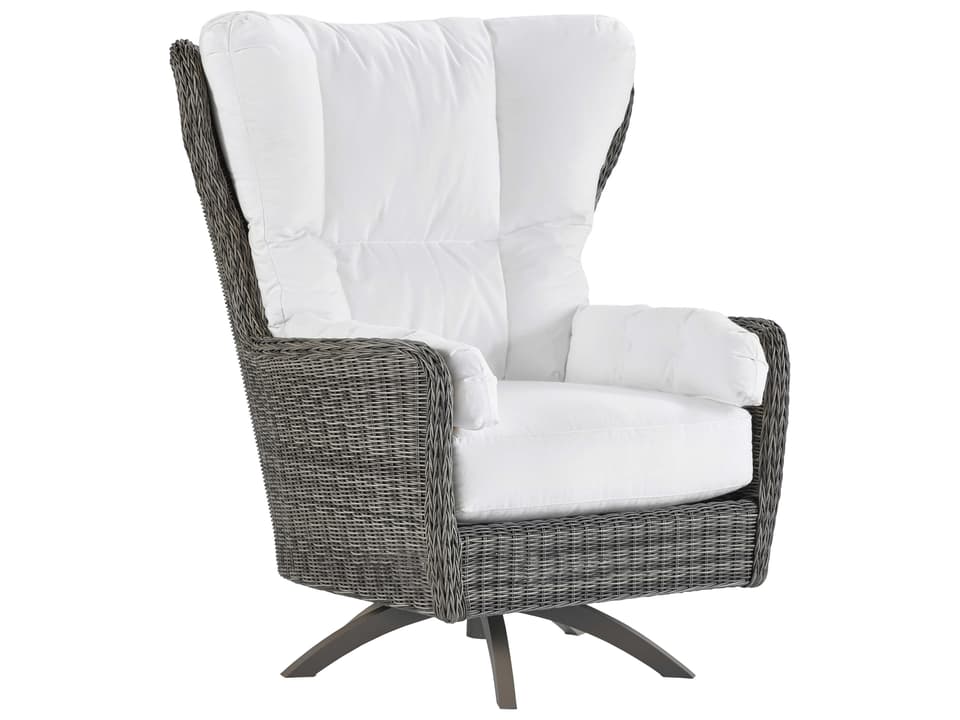 Cocoon High Back Swivel Rocker Lounge in Alder