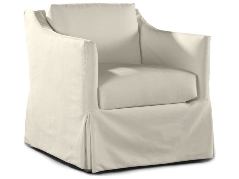 Harrison Fabric Cushion Swivel Outdoor Patio Lounge Chair