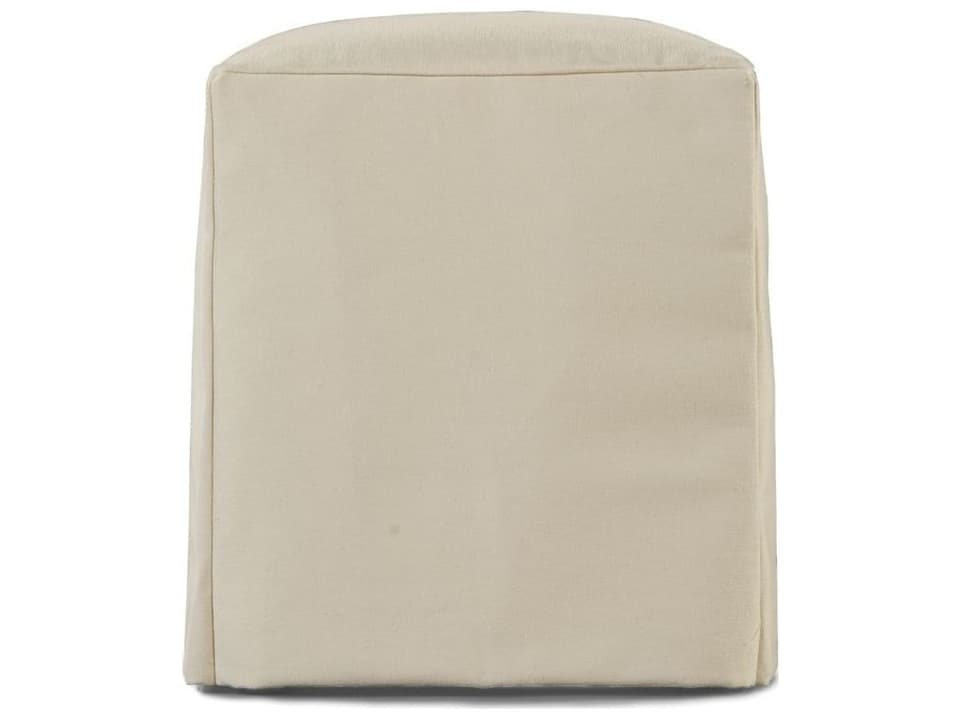 Elena Square Patio Ottoman with Drainable Cushion