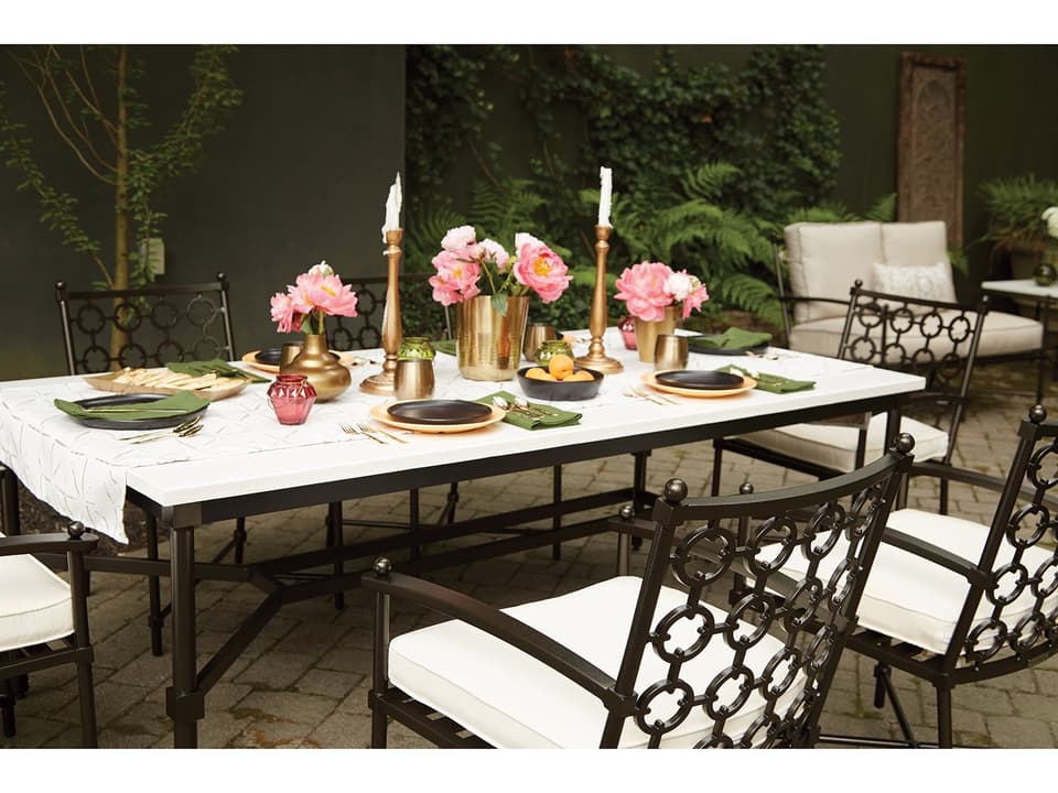 Langham Aluminum Patio Dining Set