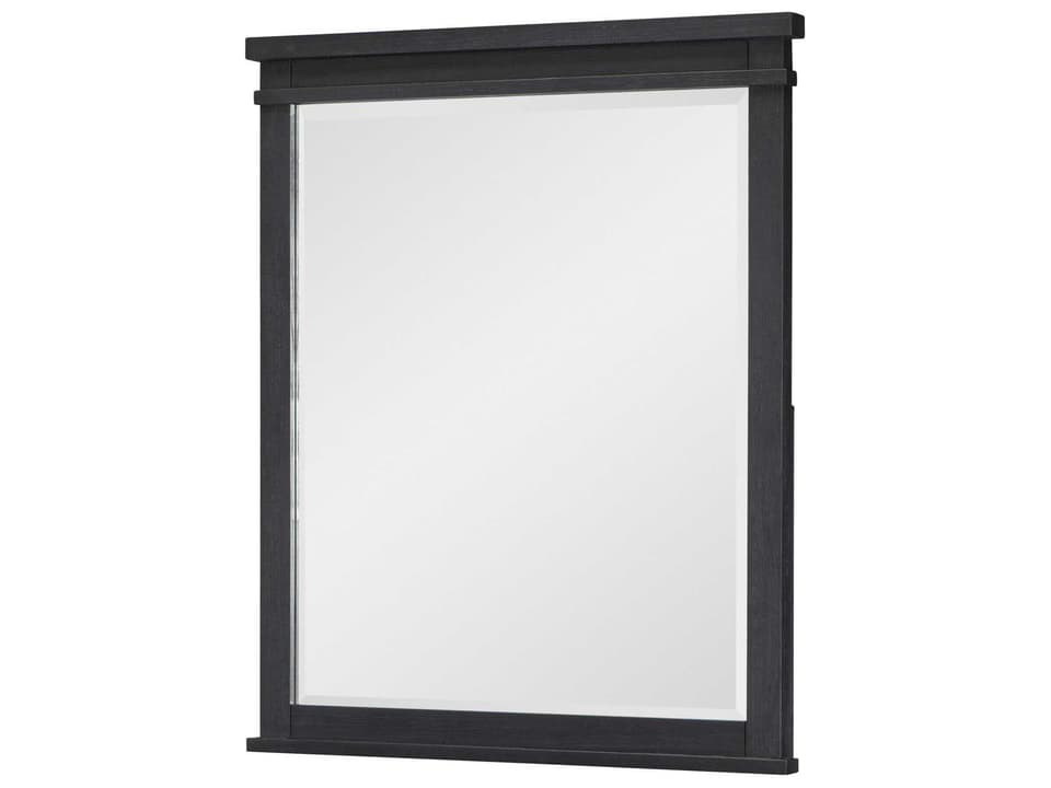 Flatiron Midnight Rectangular Dresser Mirror with Beveled Edge